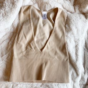 Dynamic Ribbed crop top